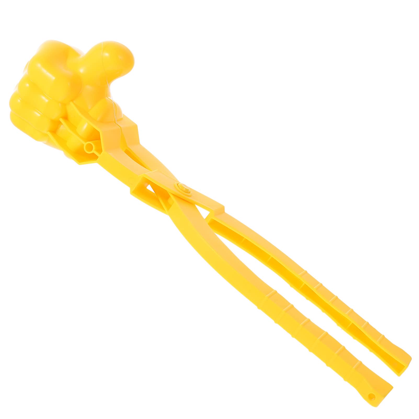 ABOOFAN Snowball Maker Shapes Toys Clip Tool Mold Machine Snow Ball Toys Games with Handle for Kids Winter Snowball Fight Maker Tool Clip Yellow