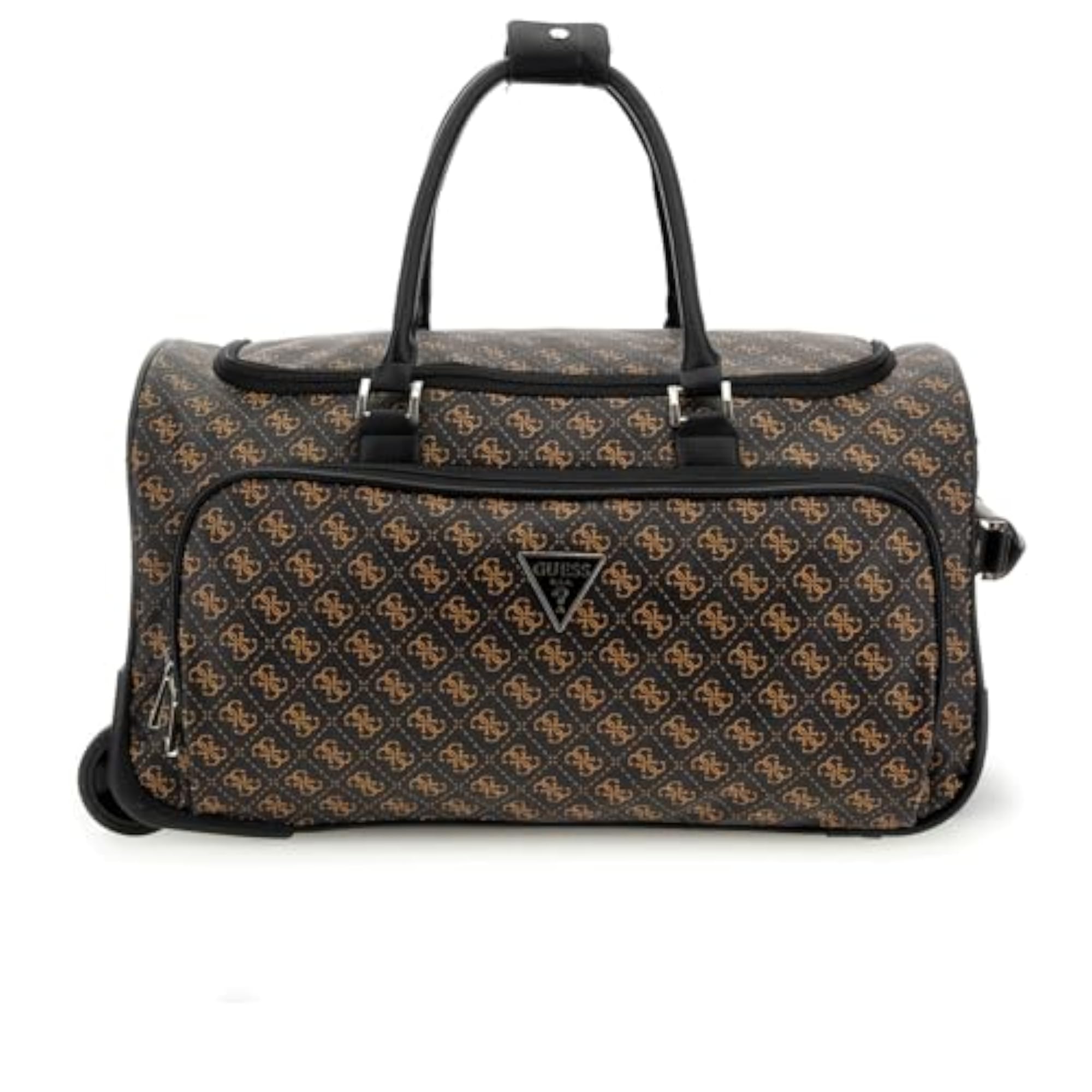 Printed Brown Women Duffel Bag