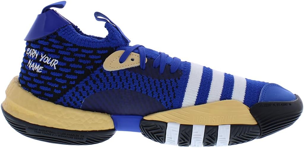 adidas Mens Trae 2 Basketball Sneakers Shoes - Purple
