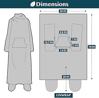PAVILIA Fleece Blanket with Sleeves and Foot Pockets for Women Men Adults, Wearable Blanket Sleeved Throw Wrap, Plush Hug Sleep Pod Snuggle Blanket Robe, Cozy Gift Ideas Wife Mom, Navy Blue
