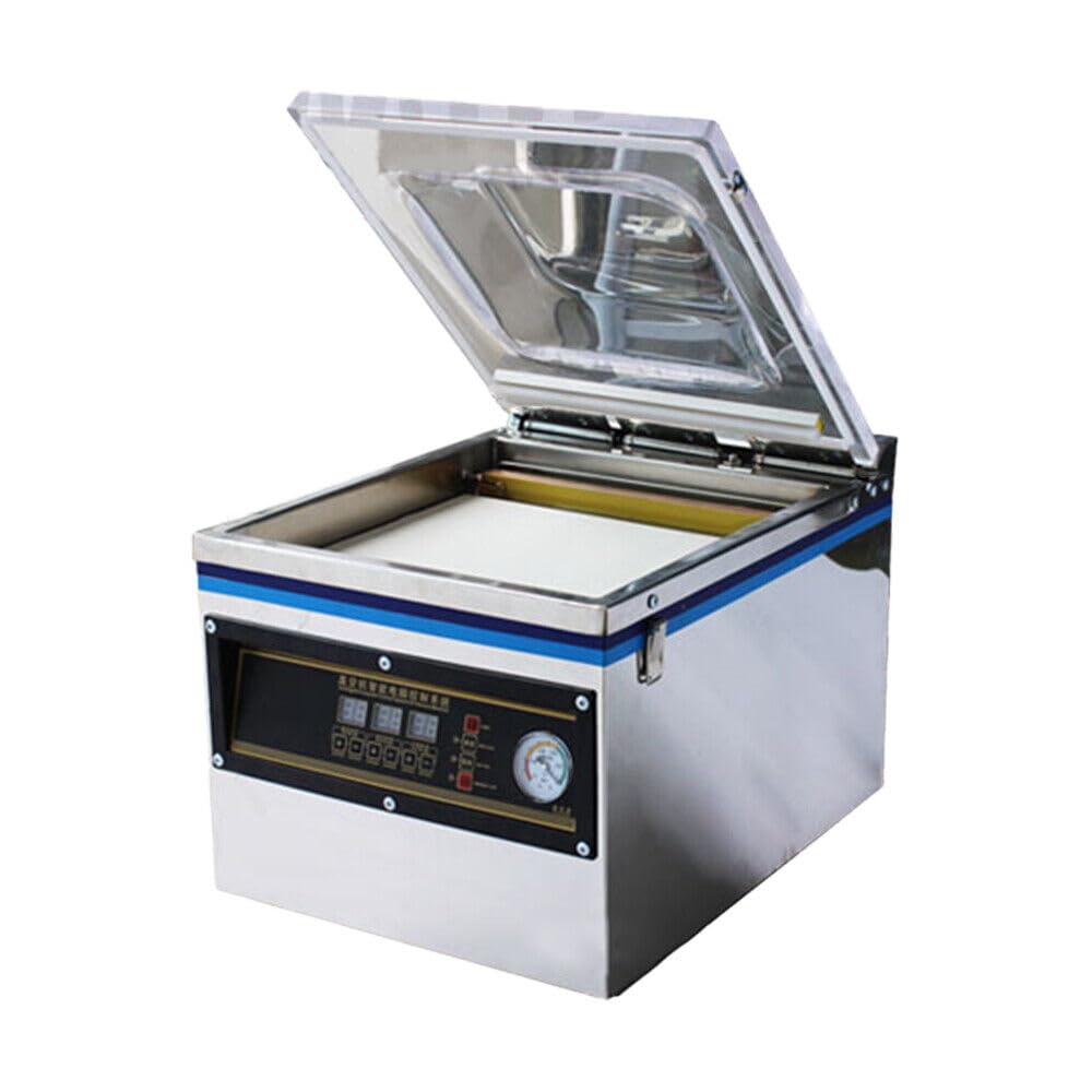 Vacuum Packing Sealing Machine, 110V 800W Chamber Vacuum Sealing Packing Machine, Commercial Digital Food Packer Sealer For Food, Tea, Shop