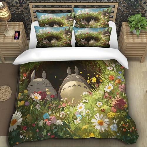 Linge de lit microfibre 3D à motif créatures animées avec impression haute définition