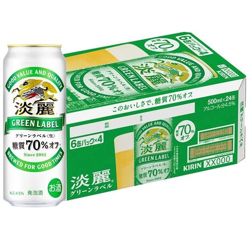 Amazon.co.jp: キリン 淡麗グリーンラベル(生)500ml×24本 : 食品・飲料