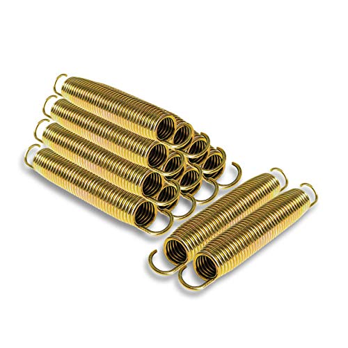 12Stk Trampolin Federn 15cm (150mm) - Vollständig Verzinkt und Sehr Stark