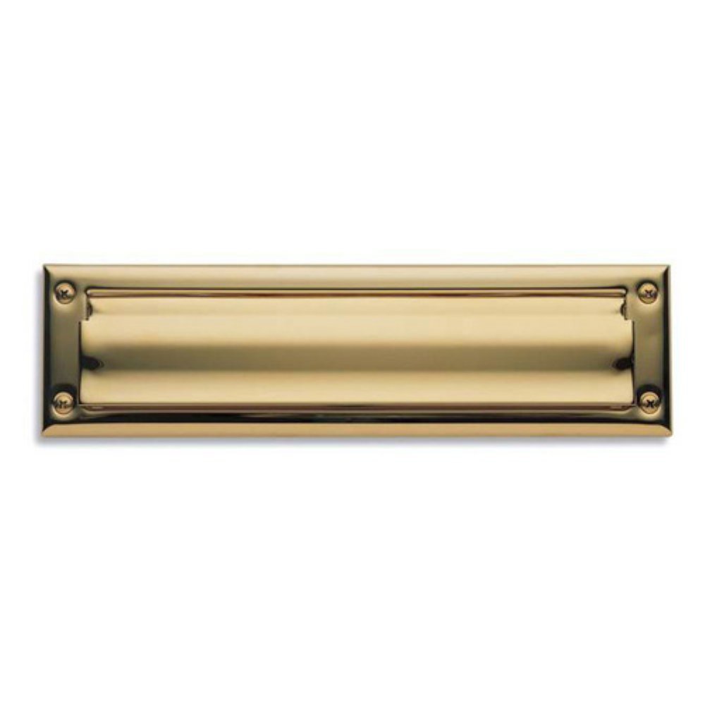 Baldwin 0014190 plaque de courrier de luxe noire en laiton massif