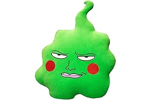 17.55in Mob Psycho 100 - Arataka Plush Green Dimple Elf Pillow Plush...