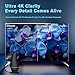 Deenor Indoor TV Aerial with Signal Booster – Digital HDTV Antenna with Coax Cable, Supports 4K 1080P VHF UHF DAB – High Gain Freeview TV Antenna for Home & Caravan