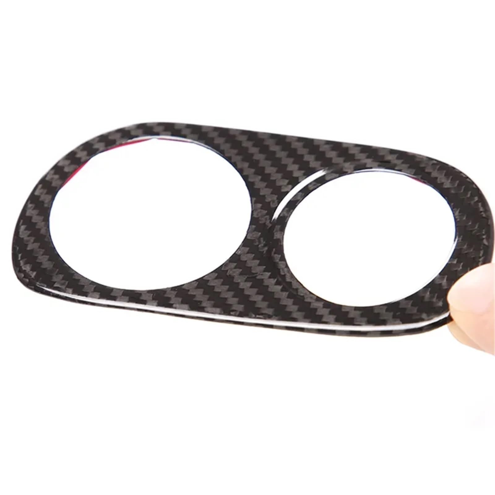 Autocollant couverture pour boutons commutation phares en Fiber carbone véritable sec, accessoires Modification intérieur 11-16 pour Ferrari 458 Revêtement carbone console centrale Panneau