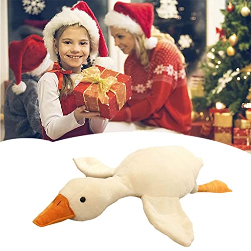 Huge Foot Goose Plush Pillow Toy,Goose Stuffed Animal Pillow Toy, Cute Giant White Goose Stuffed Ani