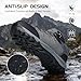 MENYBAN Waterproof Hiking Shoes Men Non-Slip Grip Ankle Support, Fashion Sneakers Tennis Walking Shoes Durable Comfort for Trekking, Trail Running, and Outdoor Adventures Grey 42.5