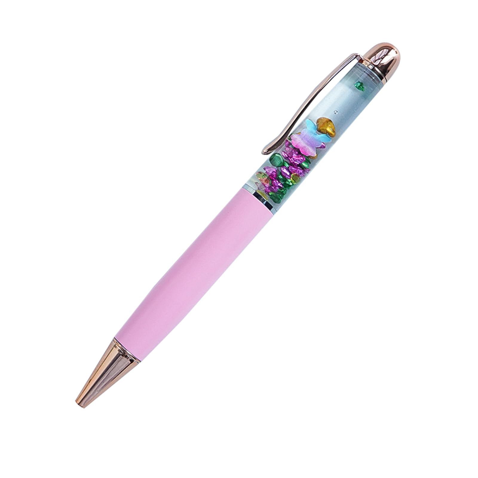 Sikyby Bunny Glass Glaze Fun Pens Cute Floater Floating Liquid Writing Journaling Office Pen Unique Present Gifts(Pink) — image 1