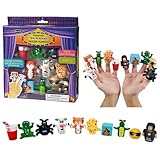 Jewish Holiday Learning & Storytelling Passover 10 Plagues Finger Puppets Set – 10 Vinyl Puppets for Each Plague - Fun Educational Toy for Kids Ages 3+, Ideal for Passover Seder & Classroom