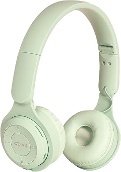 Y08 Bluetooth Headphones,Noise Cancelling HiFi Ergonomic Wireless Heavy Bass Headset,Adjustable Bluetooth-Compatible Headphone for Gaming Android iOS Green