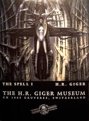 Spell I Art Poster by H.R. Giger