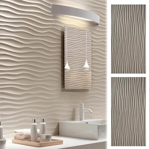 Panneaux muraux 3D pour décoration intérieure et extérieure, revêtement mural décoratif pour...
