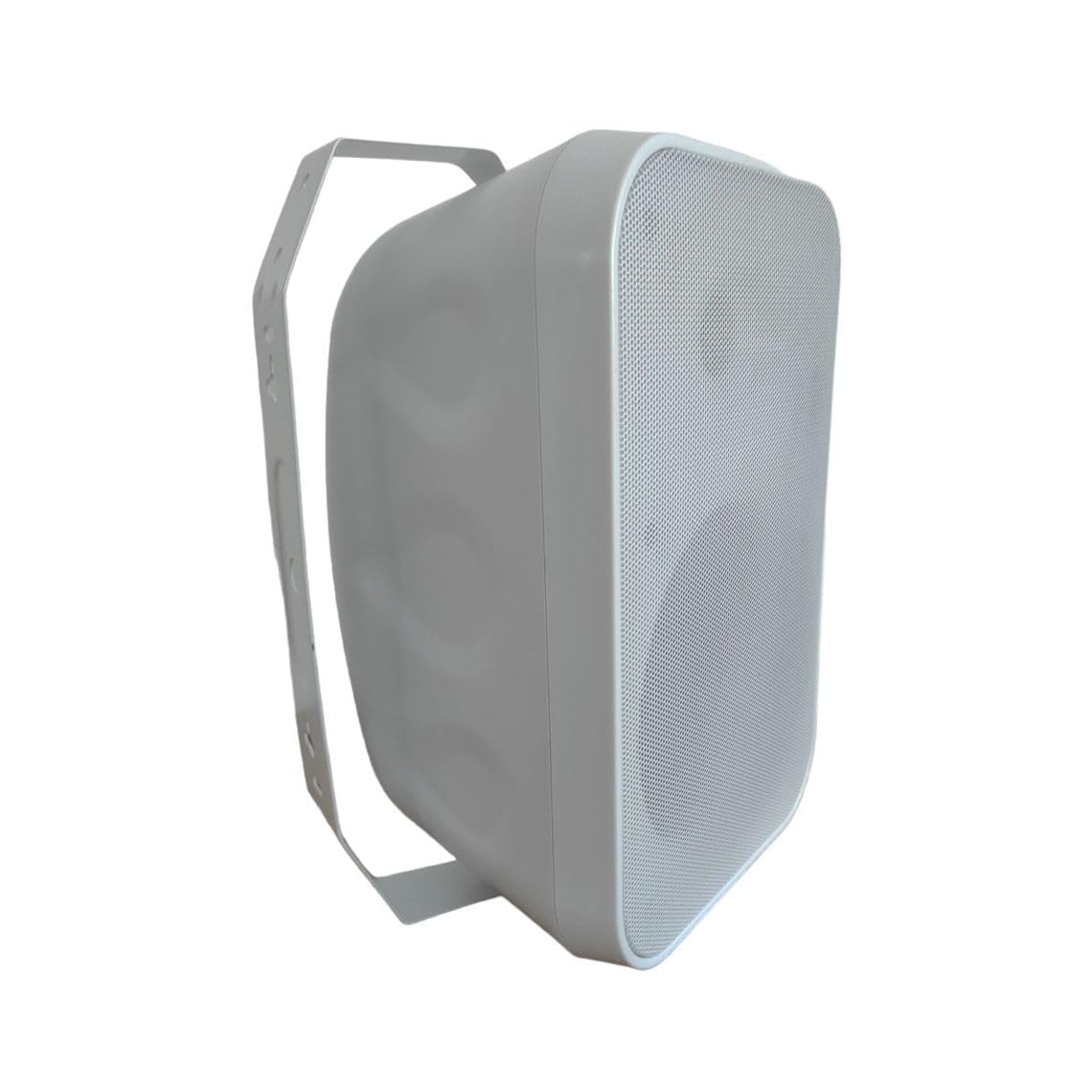 Cassa Acustica Amplificata da Parete 6.5" Bluetooth - Bianca - Lettore USB e Ingresso Microfono - Sistema Attivo 2 Vie con Telecomando