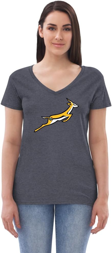 GenericSpringbok for Life - SA Rugby - Women’s Recycled v-Neck t-Shirt