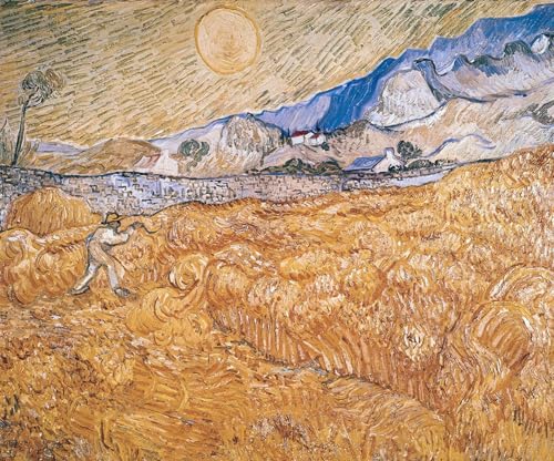 Affiche Le Moissonneur de Van Gogh pour illuminer les murs de votre grand salon
