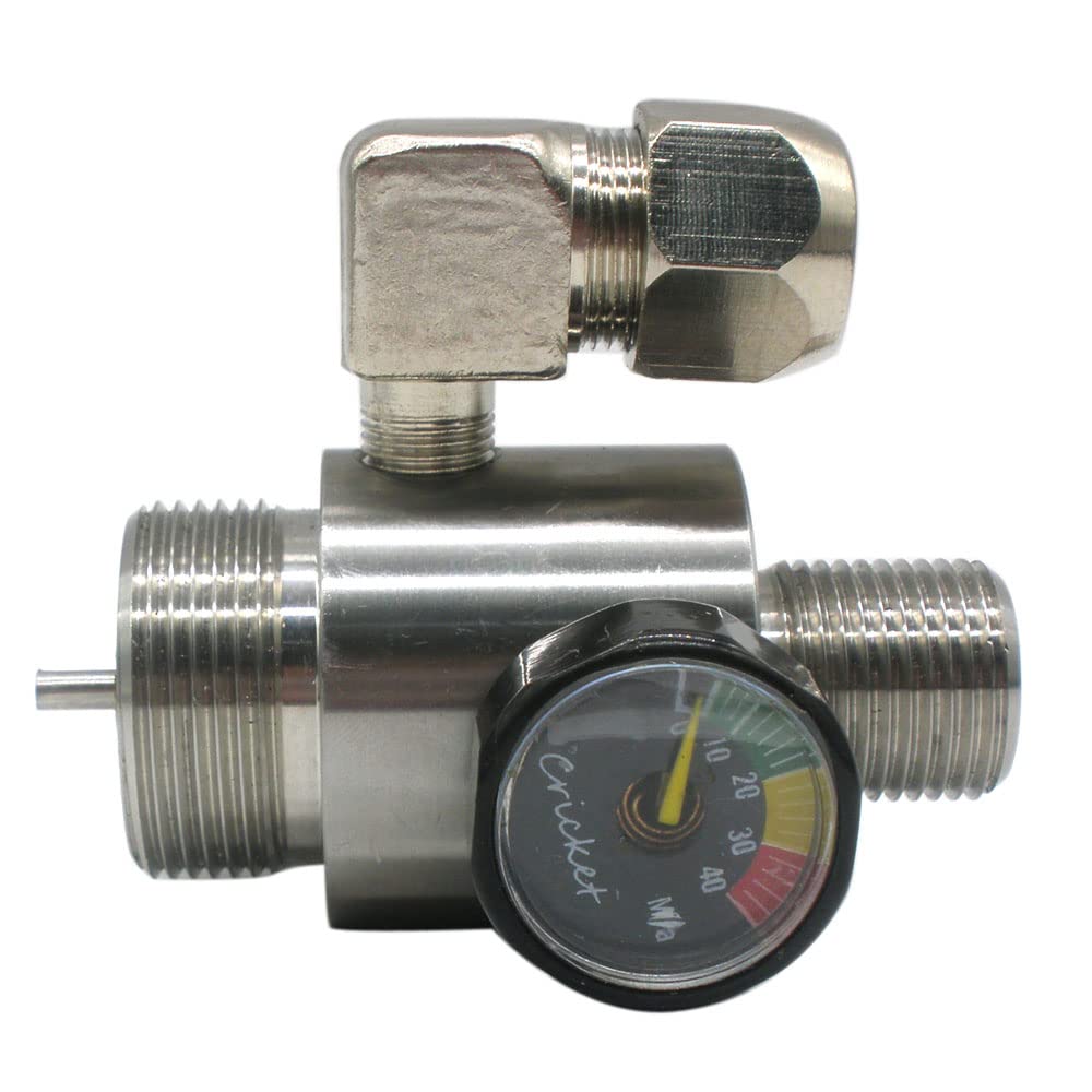 SQOTDR PCP High Pressure Needle Valve for Airforce Paintball (for OD 8mm Barrel)