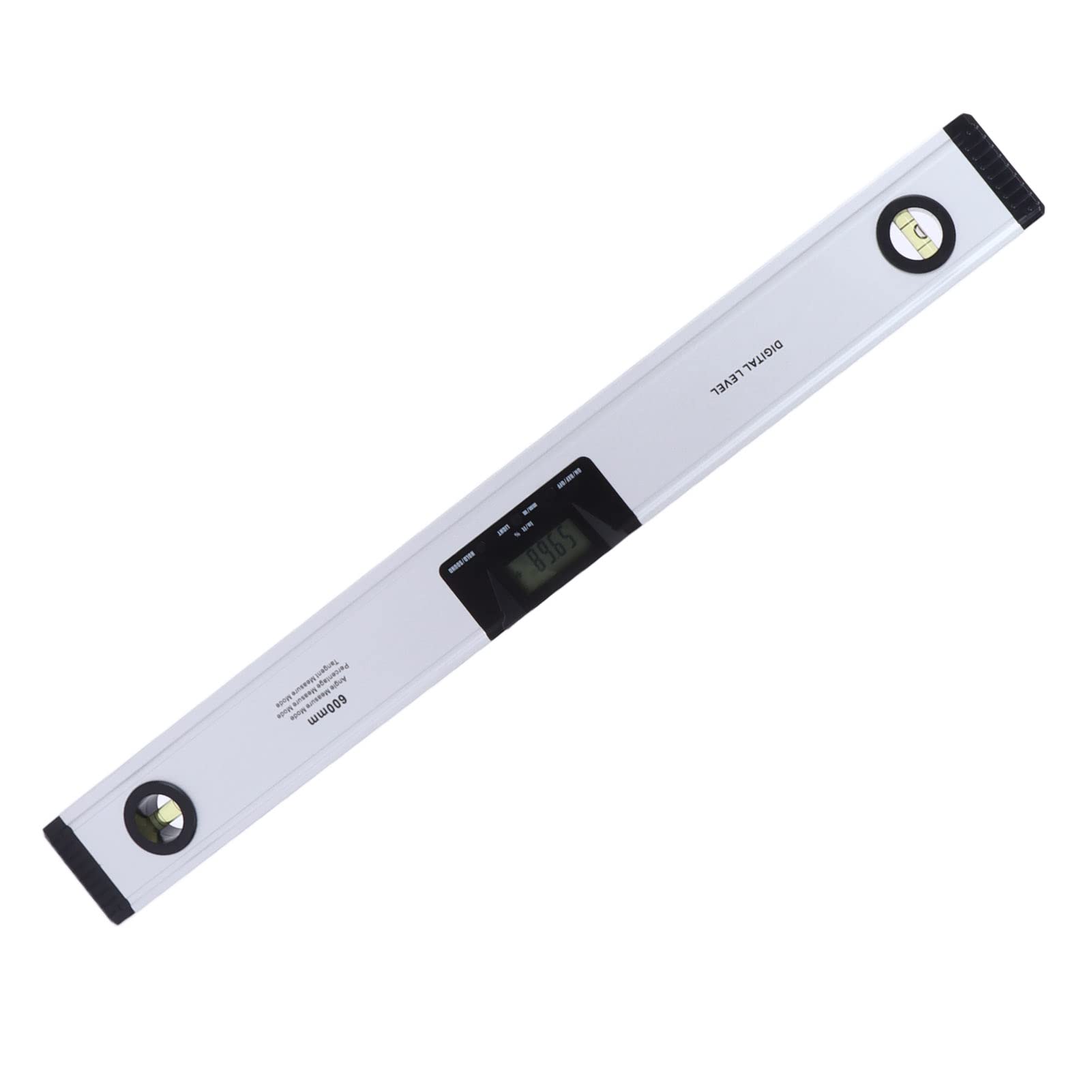 Cocoarm Livella Digitale, Livella Magnetica in Lega di Alluminio con Retroilluminazione LCD, Misurazione Assoluta e Relativa 4x90 Gradi, per Installatori di Ingegneria Industriale Edile (600 mm)