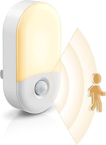 L LOHAS LED Motion Sensor Night Light, 2Pack, Motion Activated