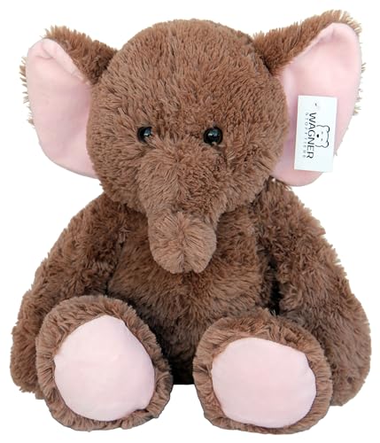 Wagner 9093 - XL Plüsch-Elefant - 57 cm groß - grau - Teddybär Plüschtier Kuscheltier Kuschelelefant Stoffelefant