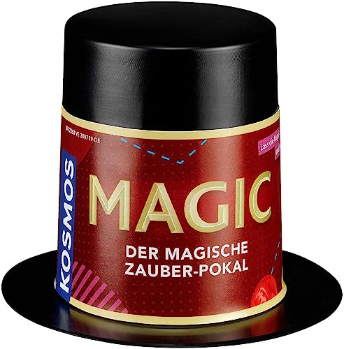 Kosmos 601751 Magic Mini Zauberhut-Der magische Pokal, Zauber-Set, kleines Geschenk und Mitbringsel für den Kindergeburtstag, Zaubern für Kinder ab 8 Jahre, 2 coole Tricks mit dem magischen Pokal