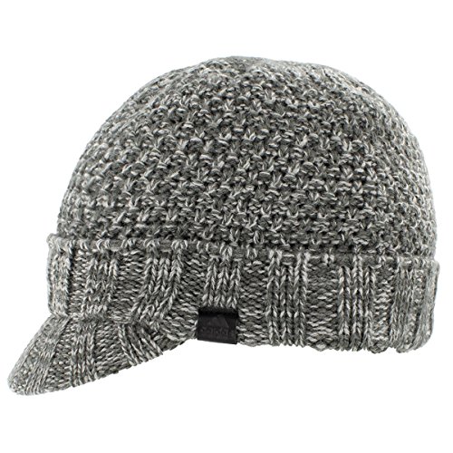 adidas Men's Blackcomb II Brimmer Beanie, Grey/Utility Ivy, One Size