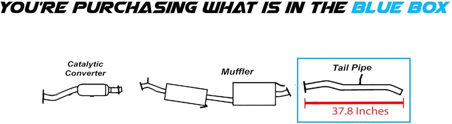 Northeastern Exhaust - Exhaust Tail Pipe compatible with : 2003-2011 Honda Element 2.4L