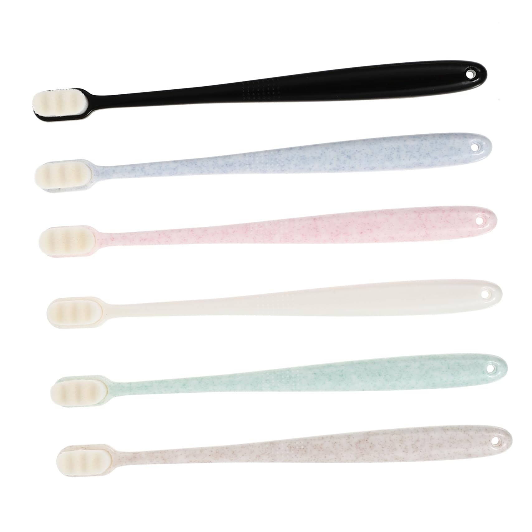 Mobestech 18pezzi Spazzolini Morbidi Per Adulti Design Slanciato e Manico Ergonomico Per Pulizia Delicata
