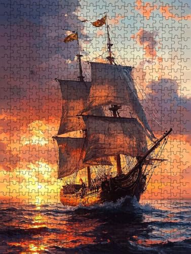 Vela En El Mar Puzzle 4000 Piezas Rompecabezas Desafiante