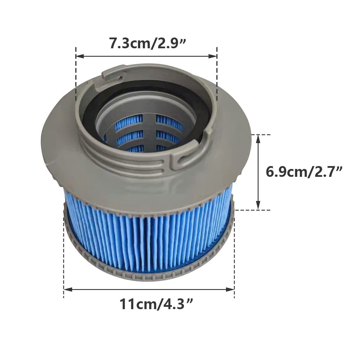 FFyan Replacement Pool Filter Cartridges, Filter Cartridges Parts for MSPA FD2089 - Image 2