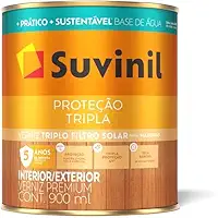 Verniz seca rapido Mogno 900ml Suvinil base água