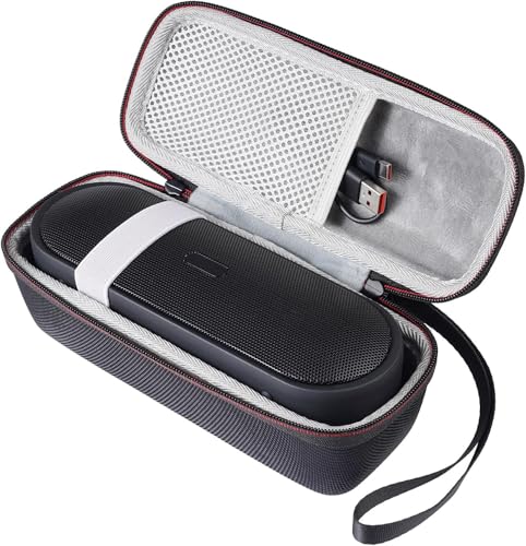 Image of VERTUS Carrying Case Storage Bag, Travel Case Cover for Tribit XSound Plus 2 30W / MaxSound Plus 24W Bluetooth Wireless Speakers (Hard|Black)