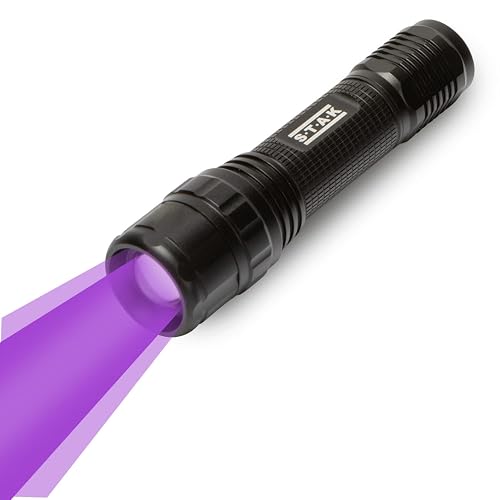 STAK HORACIO: Linterna LED 3W + UV. Función zoom. En aluminio