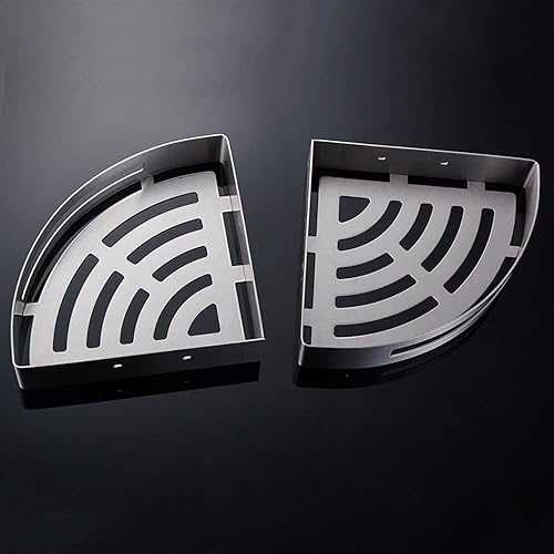 Miniatura 3 de Estante esquinero para ducha, estantes de baño, de acero inoxidable de níquel cepillado, montaje en pared, triangular, accesorios de baño,