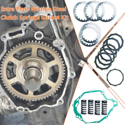 Image of Clutch Friction Steel Plates Kit & Gasket for TTR 225 TTR230