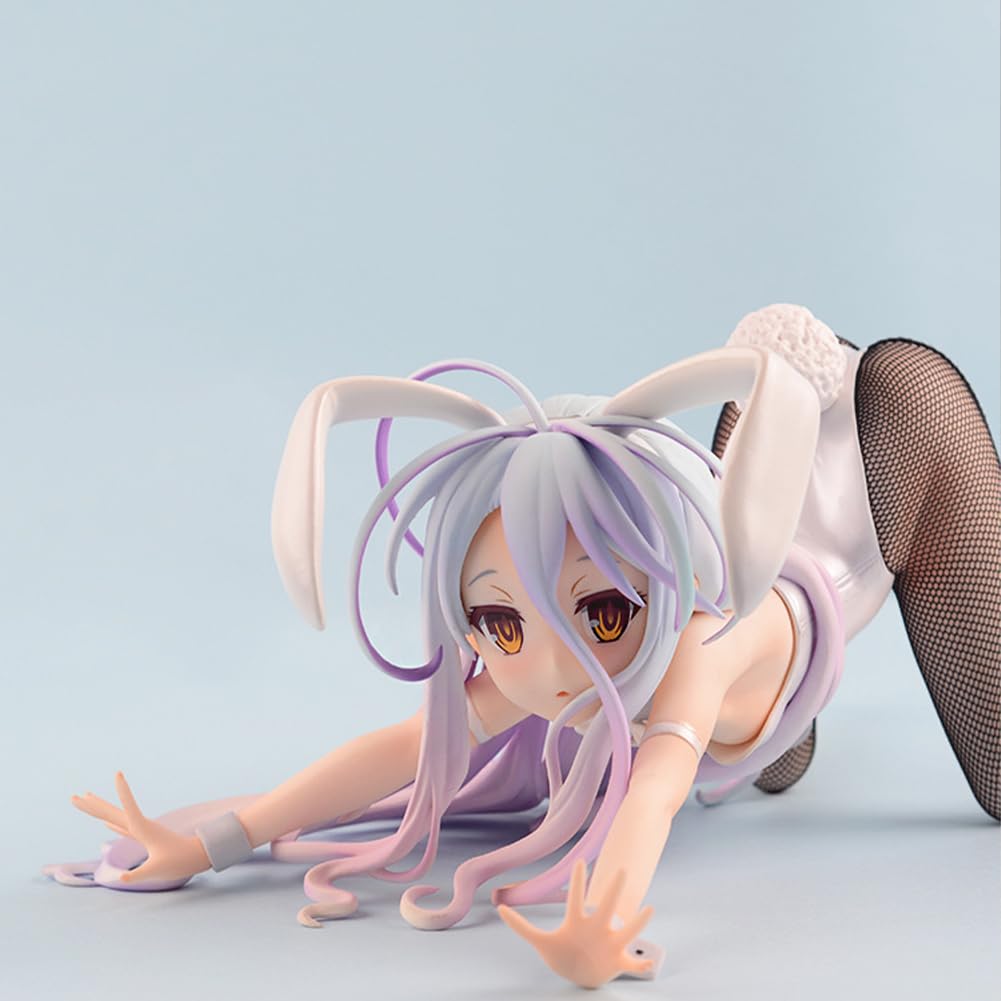 No Game No Life Figures, personnage d'anime Shiro Figure Statues en PVC Modèle Anime Action Figurine Cadeaux pour les fans 24 cm