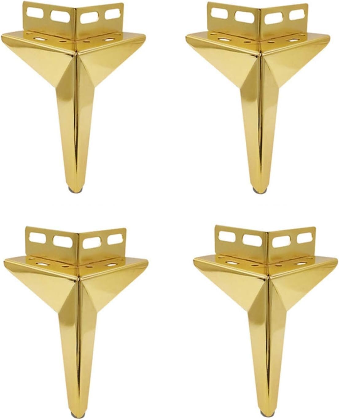 Rhllvj Gold Cabinet Table Feet, Metal Furniture Feet Sofa Replacement Feet, Perfect For Sofa, Sofa Chair, Bed, Coffee Table(,170Mm(6.69In))
