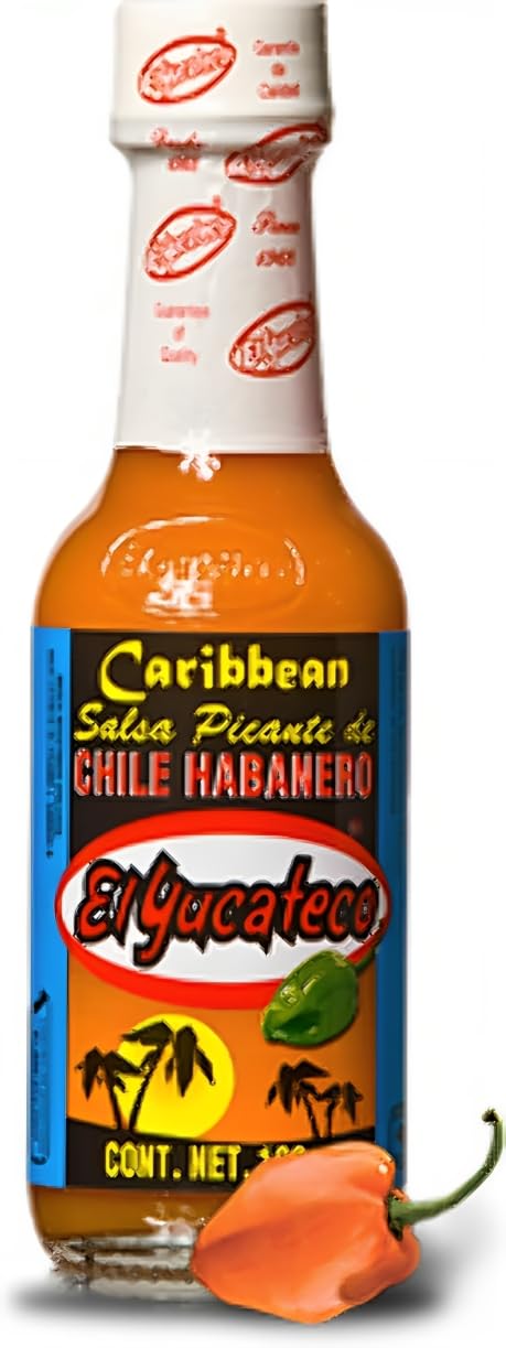 El Yucateco - Caribean Salsa Picante de Chile Habanero 120 ml x 2 uds - Pack Promoo