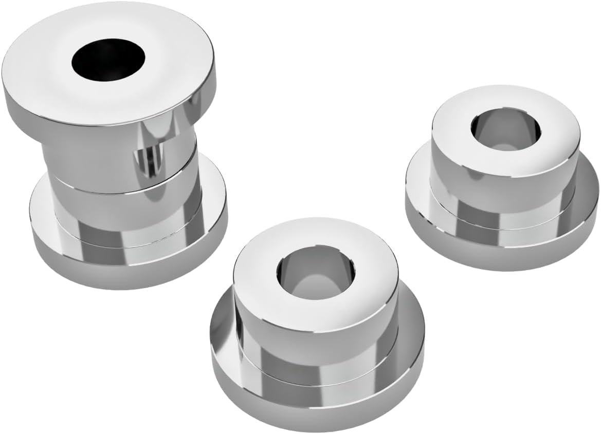 CNC Solid Billet Handlebar Riser Bushings Compatible With Harley Softail Dyna Sportster 1984-2016