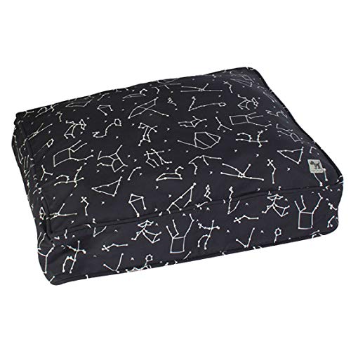 Molly Mutt Medium To Large Dog Bed Cover - Rocketman Print - Measures 27”X36”X5’’ - 100% Cotton - Durable - Breathable - Sustainable - Machine Washable Dog Bed Cover #TOP21