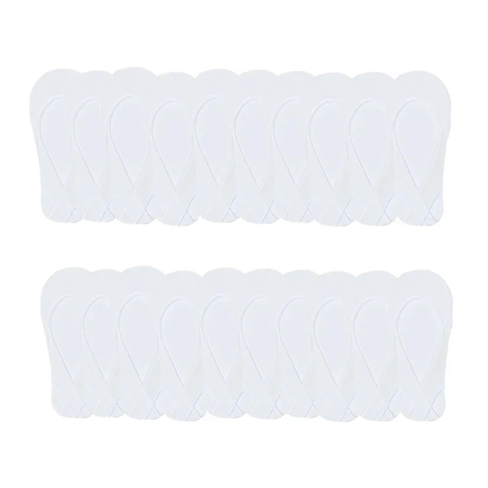 Fantasmini Donna 20 paia di calzini invisibili da barca donna, antiscivolo in cotone for scarpe, sottili, con bretelle a mezza palma(20 Pairs White)