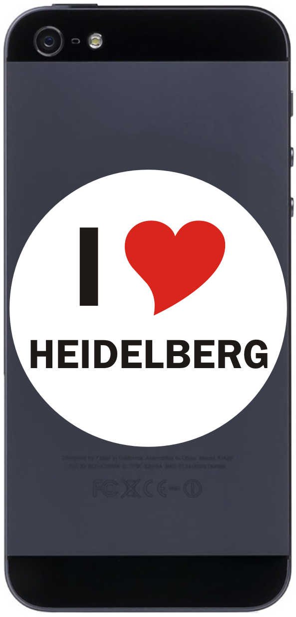 INDIGOS UG I Love Werdohl Cellulare Adesivo Vinile 50 X 50 mm