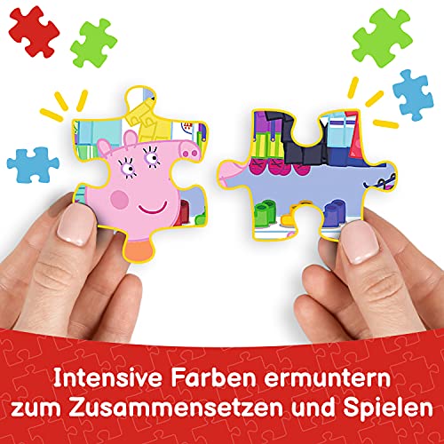 Trefl 90358 Wutz mit Freunden, 20 bis 48 Teilen, 10 Sets, für Kinder ab 4 Jahren Puzzle Peppa Pig, Multicolor, 0 – Bild 6