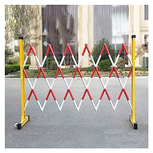 Barrière mobile extensible extérieure pour allées de chantiers industriels