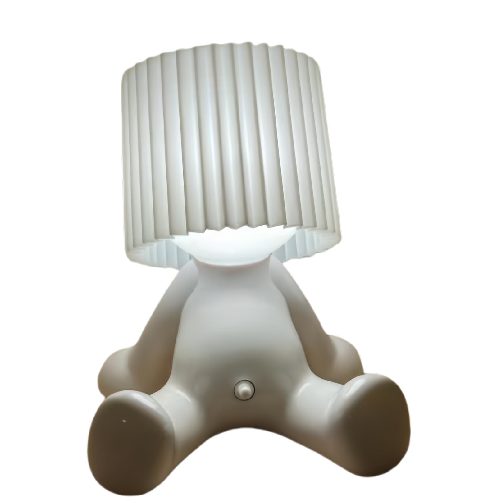 Shy Boy Lamp, Shy Boy Table Lamp, A Little Shy Man Creative Lamp, Christmas and Valentines Day Gifts, White Elephant Gifts for Adults, Shy Boy Table Lamp (White)