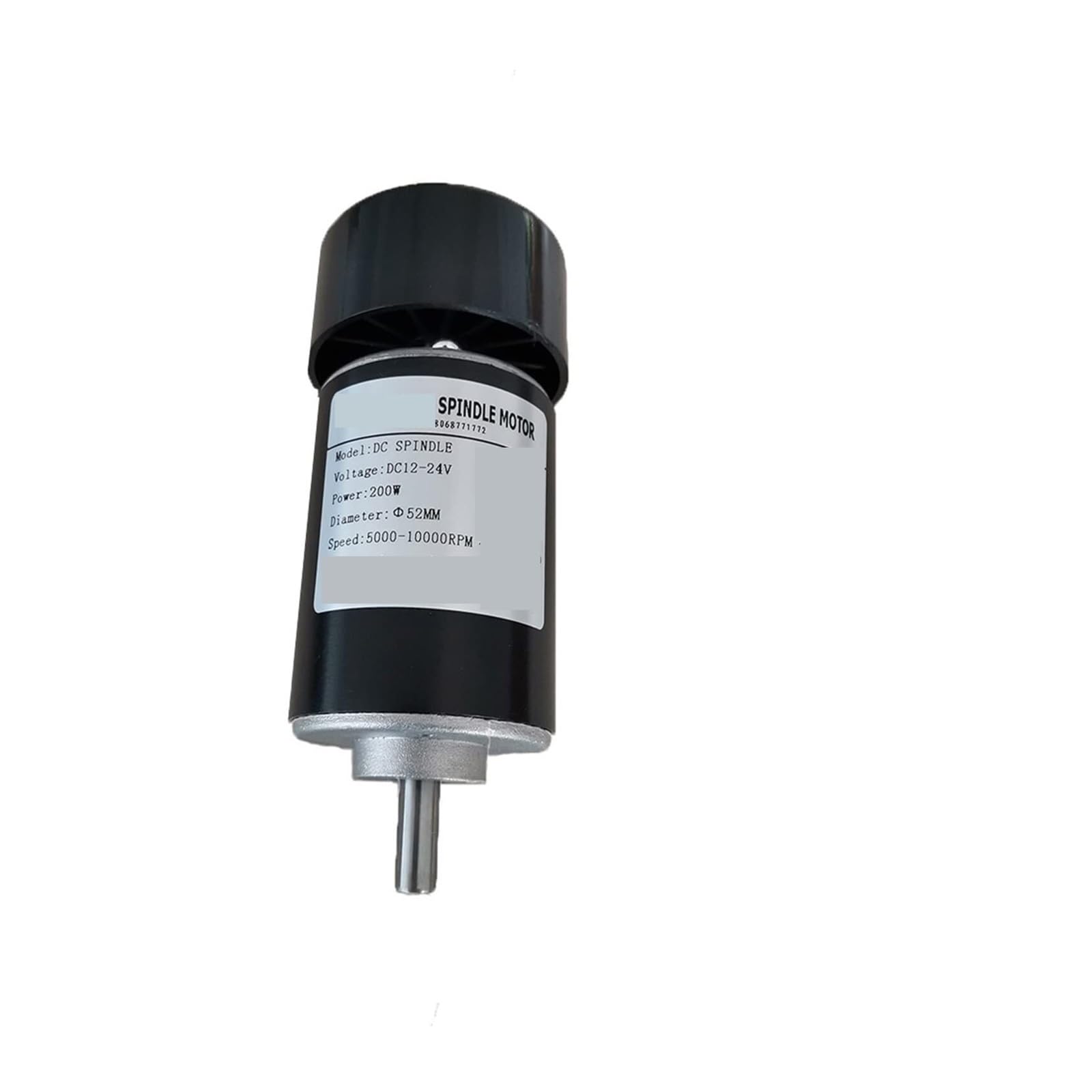 Torno, Kit De Motor Husillo 2 Uds, Abrazadera Refrigerada Por Aire 0, KW Y 200W Para Máquina Bricolaje 24V 10000RPM Para Fresado,para bricolaje CNC(200W motor+fan)