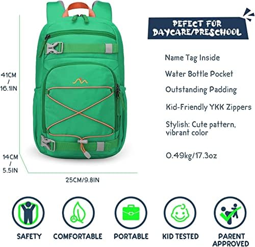 MOUNTAINTOP 15L Kids Backpack School Backpack for Boys Girls Childrens Hiking Backpack, 41 * 25 * 14 cm