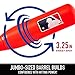 Franklin Sports MLB Kids Jumbo Plastic Bat - Red - Backyard Baseball